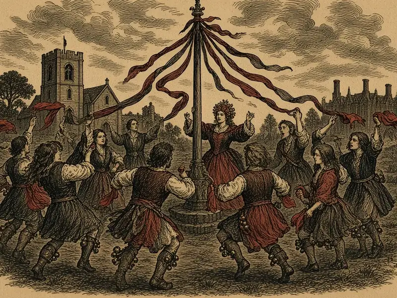 Illustration: Ickwell's Maypole