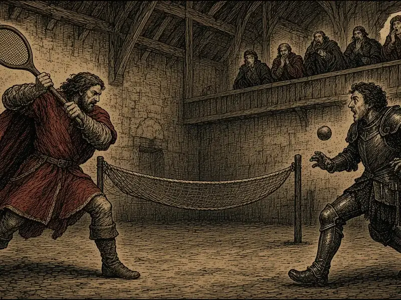 Illustration: The Tennis-Court Blow