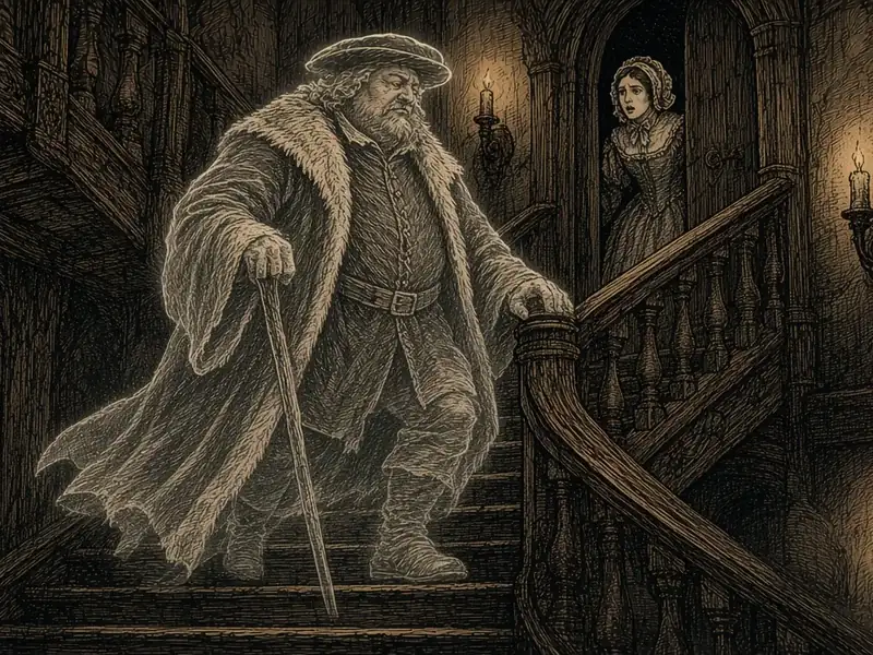 Illustration: The King on the Stairs