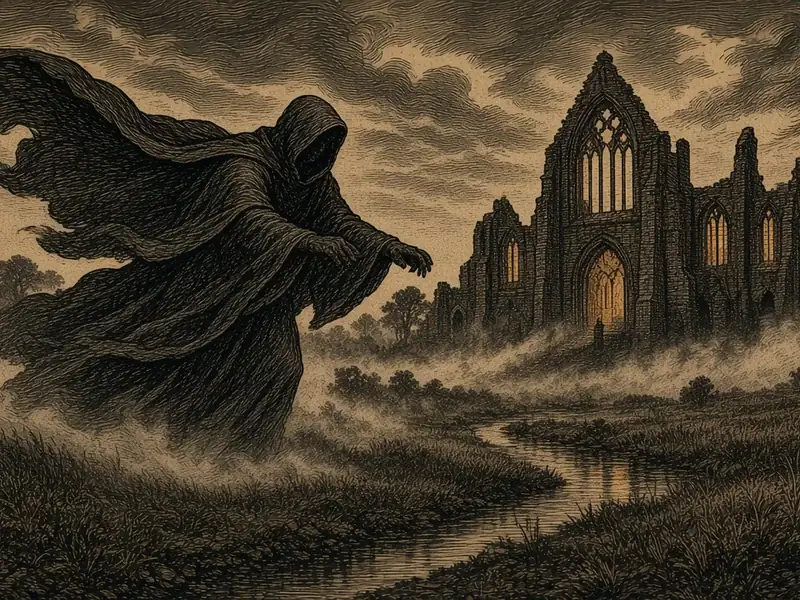 Illustration: The Black Monk