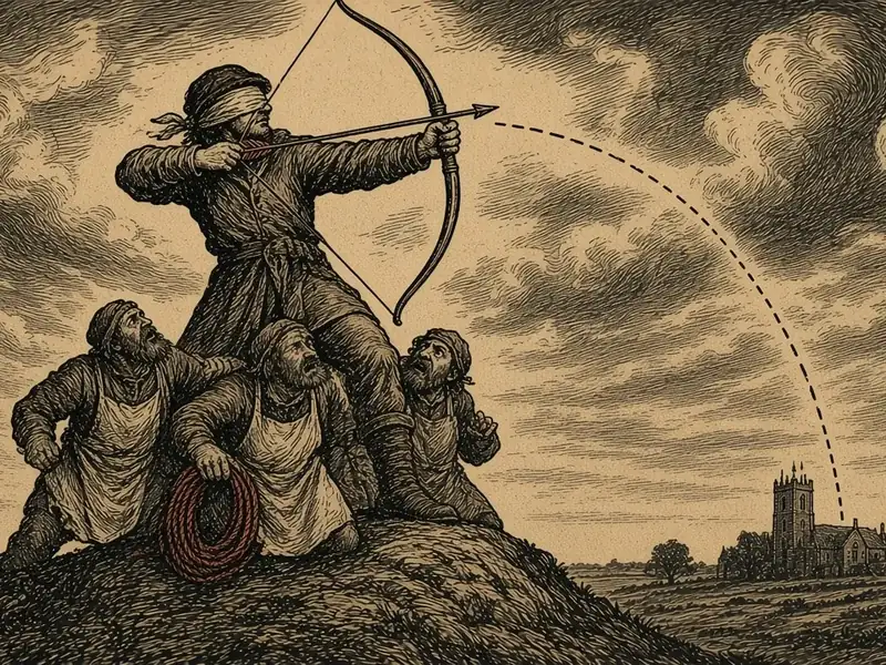 Illustration: Jack o' Legs, Giant Archer
