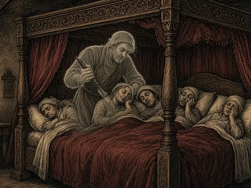 Illustration: The Haunted Great Bed