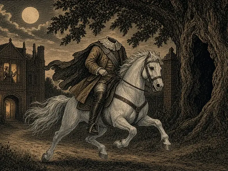 Illustration: The Headless Cavalier's Ride