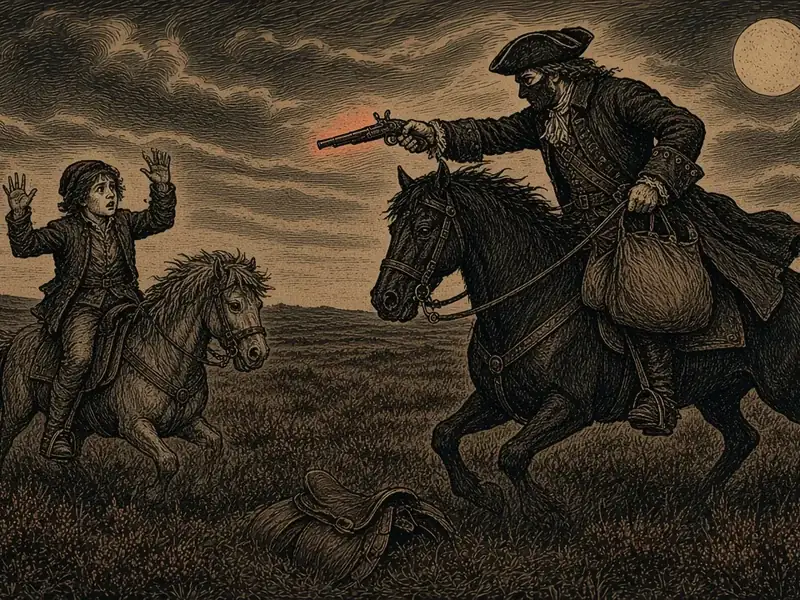Illustration: Snooks, the Last Highwayman