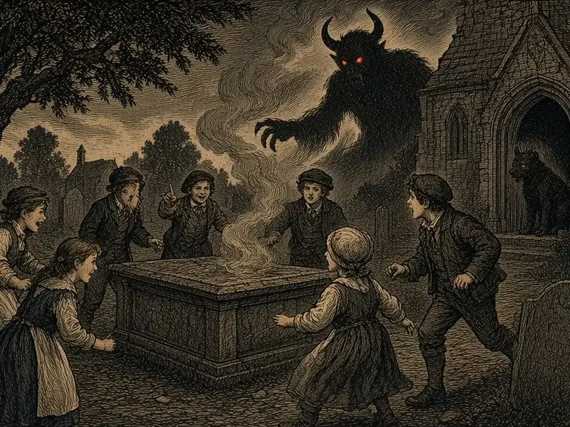 Illustration: Twelve Laps to Satan