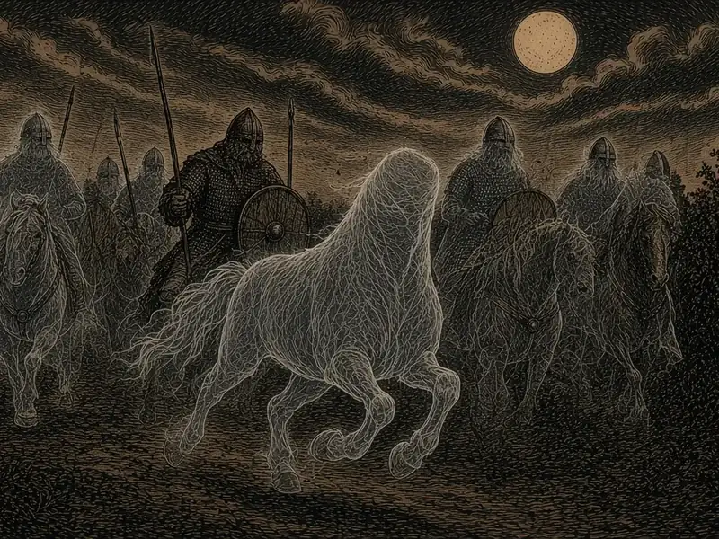 Illustration: The Headless White Horse