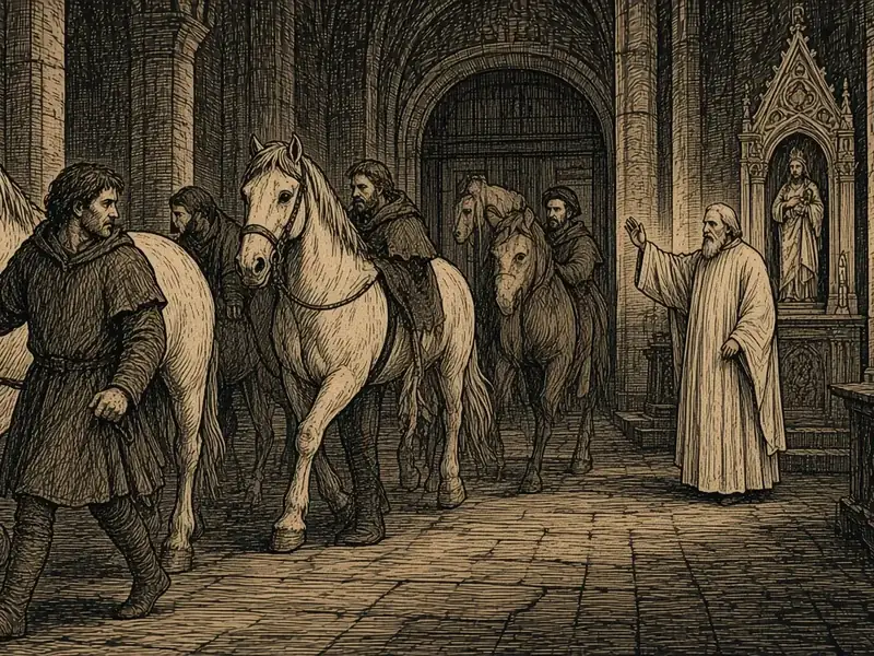 Illustration: The Horse Saint's Blessing